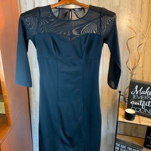 Shapesational ultimate shaping dress. Sheer mesh on top. Size XS